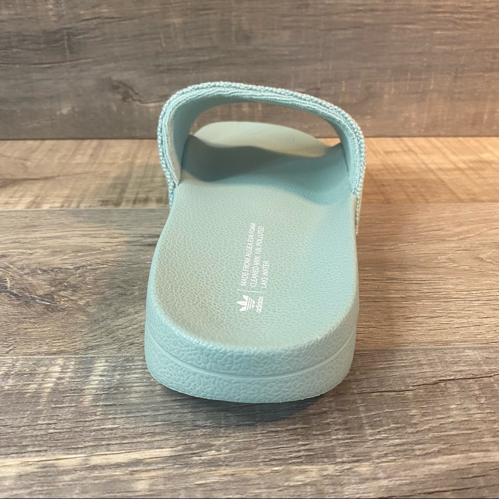 Adidas Adilette Lite Slides ‘Hazy Green’ - Picture 4 of 7